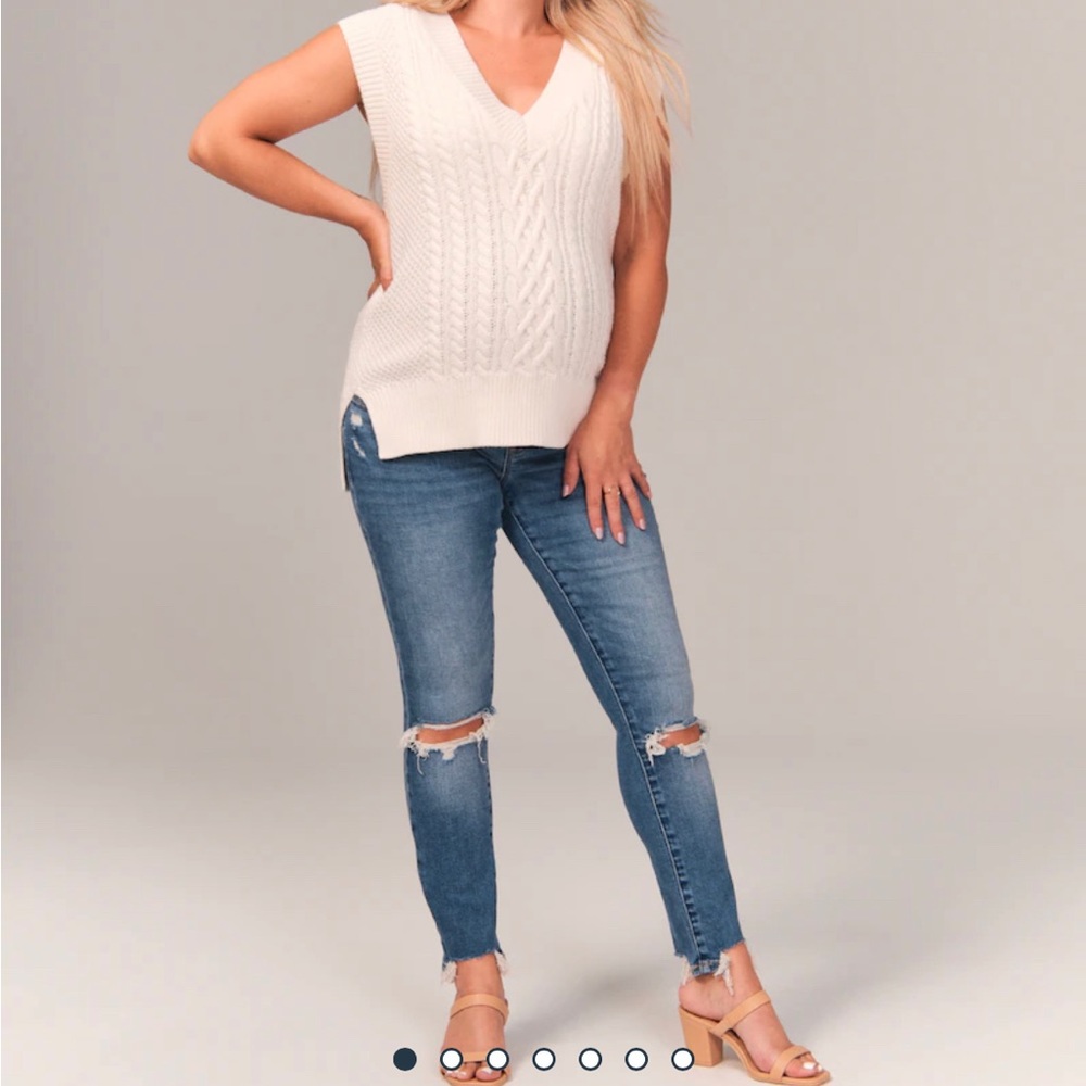 Abercrombie Maternity Jeans- Medium Destroy